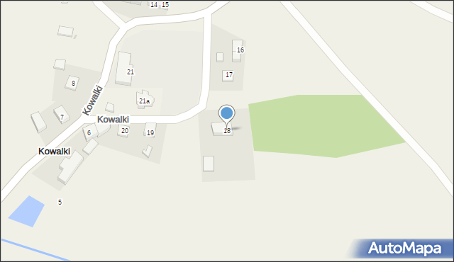 Kowalki, Kowalki, 18, mapa Kowalki