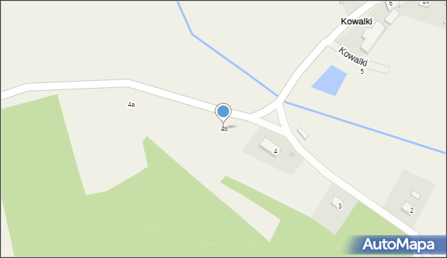 Kowalki, Kowalki, 4b, mapa Kowalki