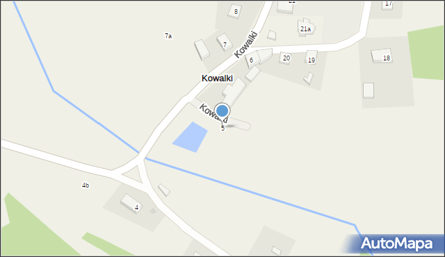 Kowalki, Kowalki, 5, mapa Kowalki