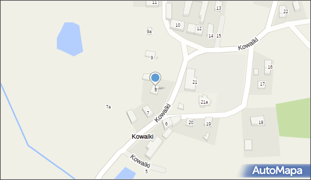 Kowalki, Kowalki, 8, mapa Kowalki
