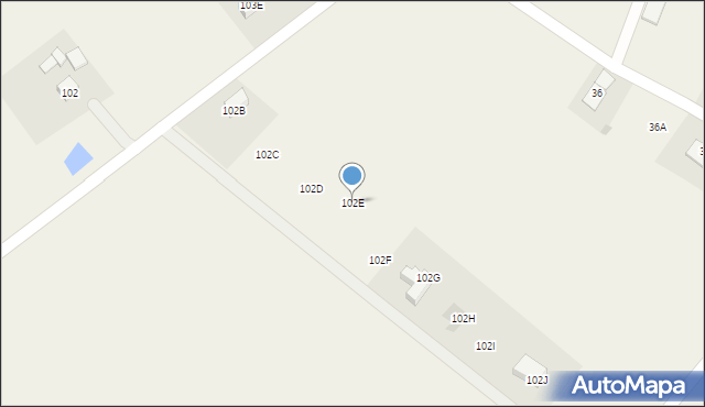 Kowalki, Kowalki, 102E, mapa Kowalki