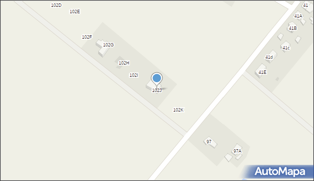 Kowalki, Kowalki, 102J, mapa Kowalki