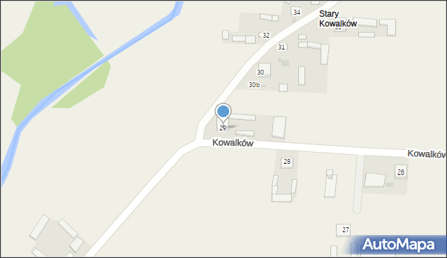 Kowalków, Kowalków, 29, mapa Kowalków