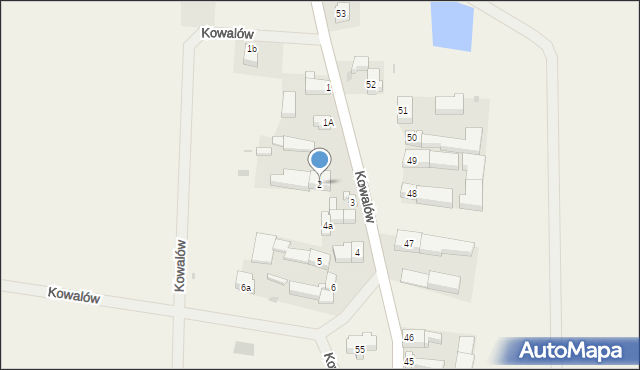 Kowalów, Kowalów, 2, mapa Kowalów