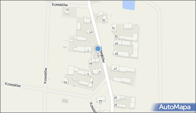 Kowalów, Kowalów, 3, mapa Kowalów