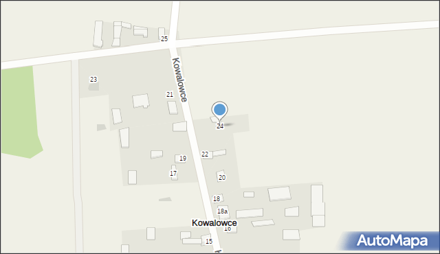 Kowalowce, Kowalowce, 24, mapa Kowalowce