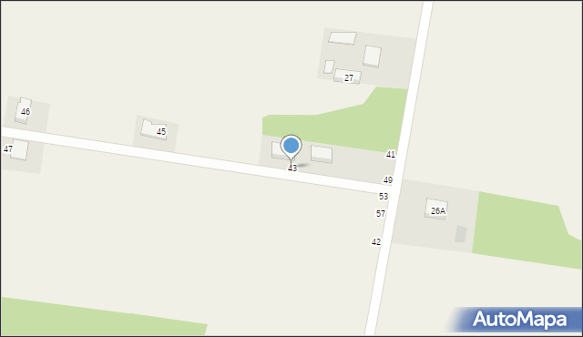Kowalowce, Kowalowce, 43, mapa Kowalowce