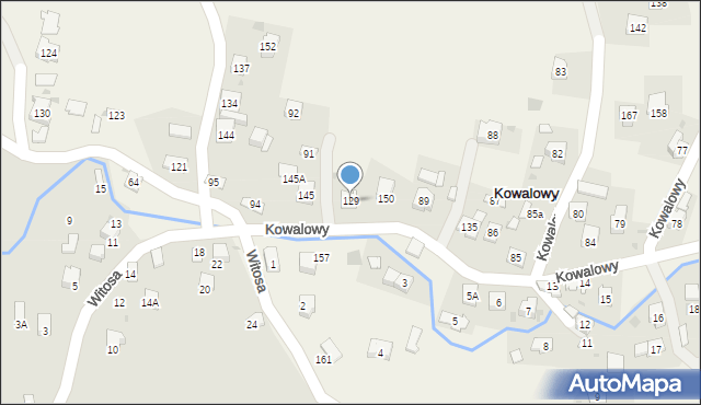 Kowalowy, Kowalowy, 129, mapa Kowalowy