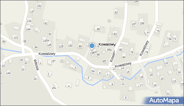 Kowalowy, Kowalowy, 135, mapa Kowalowy