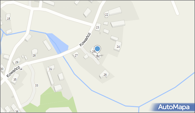 Kowańcz, Kowańcz, 26c, mapa Kowańcz