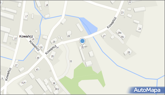 Kowańcz, Kowańcz, 31, mapa Kowańcz