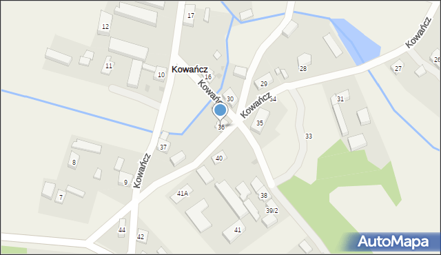 Kowańcz, Kowańcz, 36, mapa Kowańcz