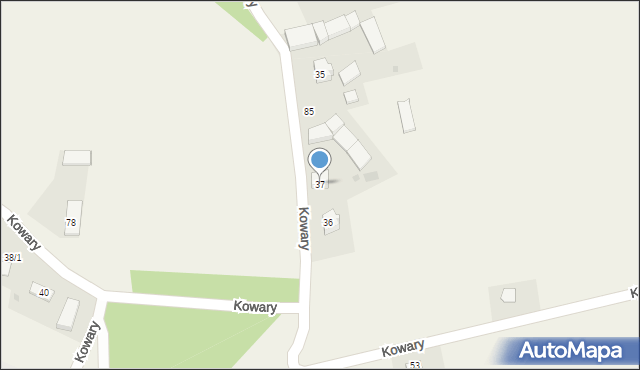 Kowary, Kowary, 37, mapa Kowary