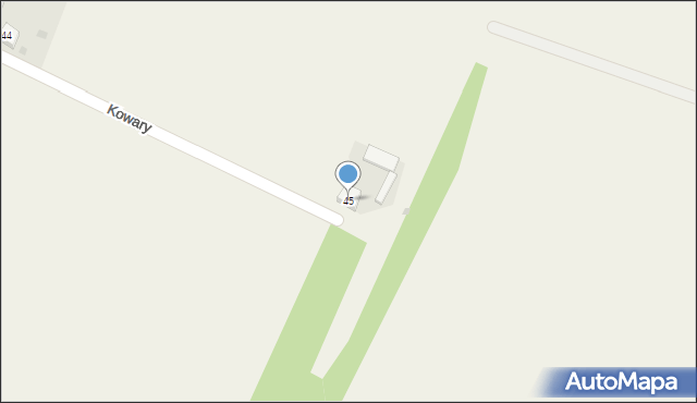 Kowary, Kowary, 45, mapa Kowary