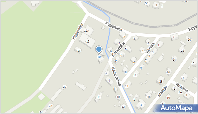 Kowary, Kopernika Mikołaja, 10, mapa Kowary