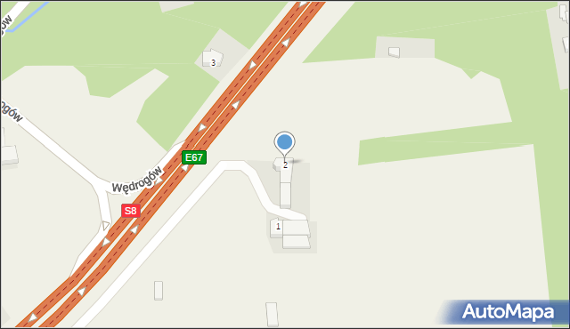 Kowiesy, Kowiesy, 2, mapa Kowiesy