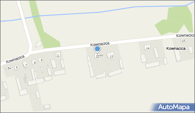 Kownacica, Kownacica, 12, mapa Kownacica
