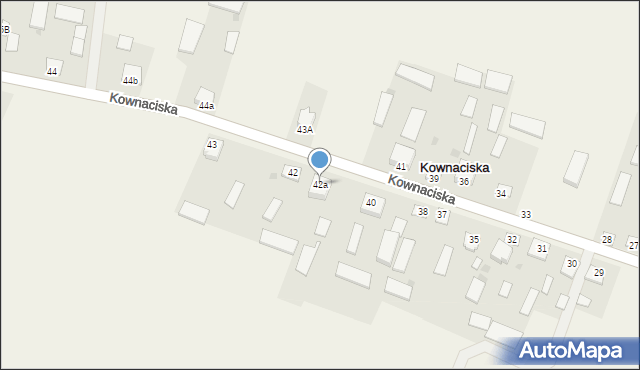 Kownaciska, Kownaciska, 42a, mapa Kownaciska