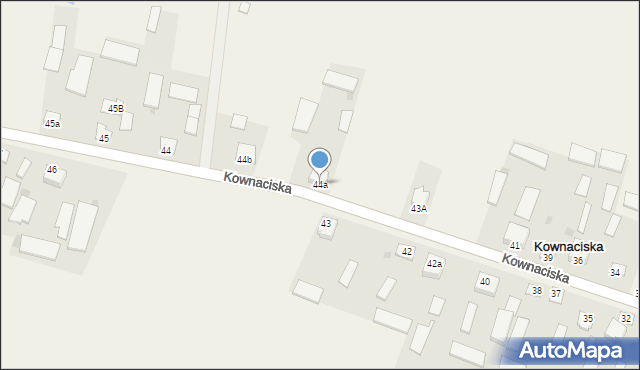 Kownaciska, Kownaciska, 44a, mapa Kownaciska