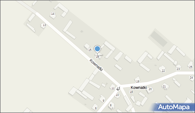 Kownatki, Kownatki, 16, mapa Kownatki