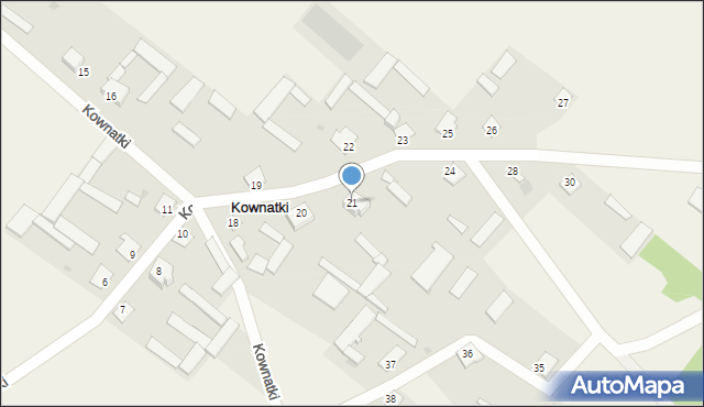 Kownatki, Kownatki, 21, mapa Kownatki