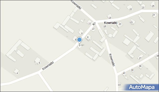 Kownatki, Kownatki, 7, mapa Kownatki