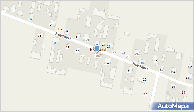 Kownatki, Kownatki, 28A, mapa Kownatki