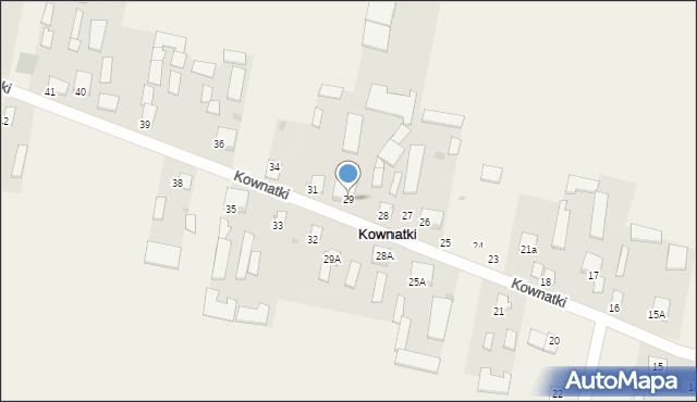 Kownatki, Kownatki, 29, mapa Kownatki