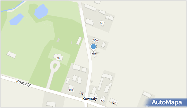 Kownaty, Kownaty, 50b, mapa Kownaty