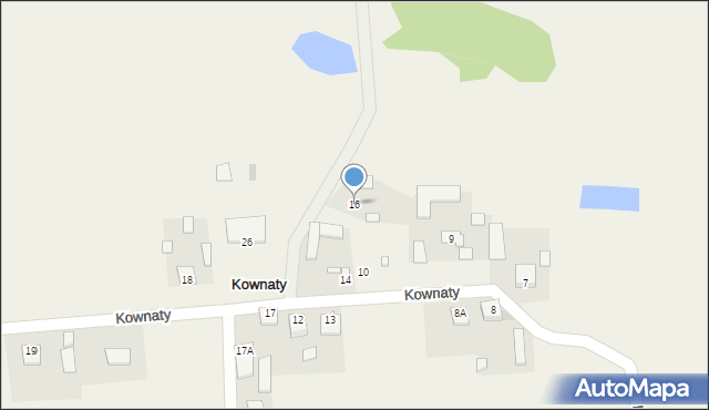 Kownaty, Kownaty, 16, mapa Kownaty