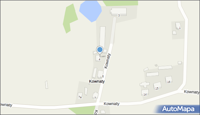 Kownaty, Kownaty, 4/1, mapa Kownaty