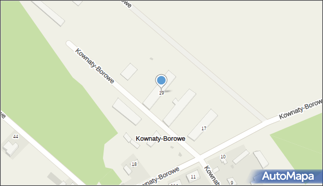 Kownaty-Borowe, Kownaty-Borowe, 19, mapa Kownaty-Borowe