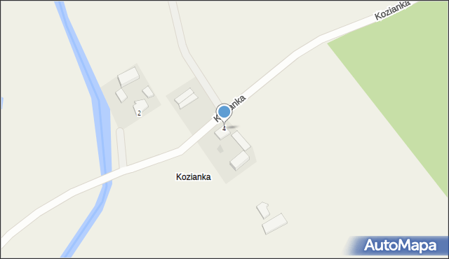 Kozianka, Kozianka, 4, mapa Kozianka