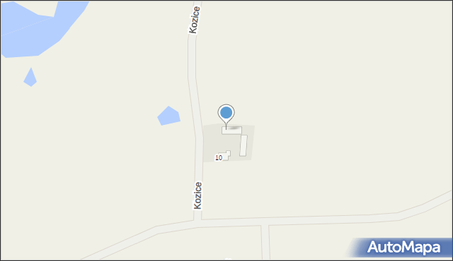 Kozice, Kozice, 10a, mapa Kozice