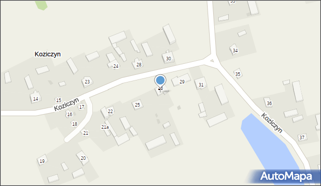 Koziczyn, Koziczyn, 27, mapa Koziczyn