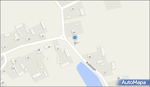 Koziczyn, Koziczyn, 35, mapa Koziczyn
