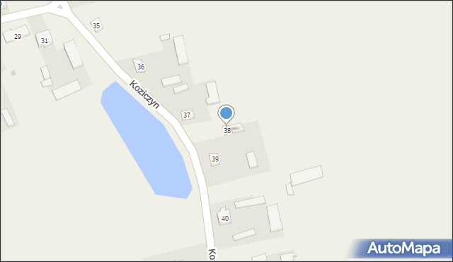 Koziczyn, Koziczyn, 38, mapa Koziczyn