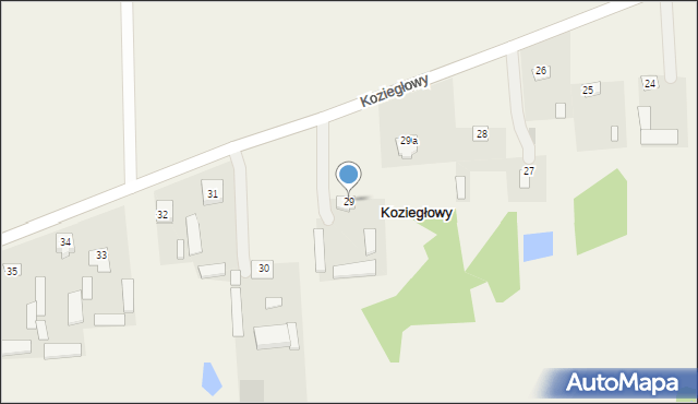 Koziegłowy, Koziegłowy, 29, mapa Koziegłowy