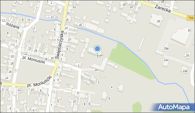 Koziegłowy, Kościelna, 2, mapa Koziegłowy