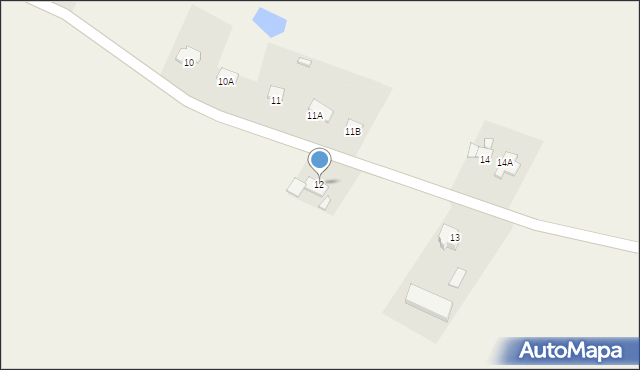 Kozielec, Kozielec, 12, mapa Kozielec