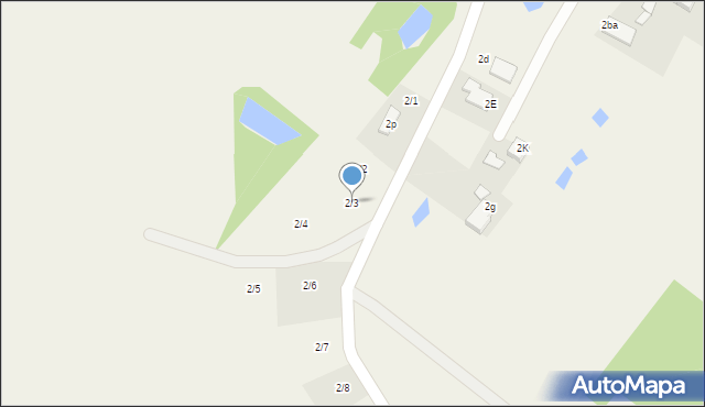 Kozielec, Kozielec, 2/3, mapa Kozielec