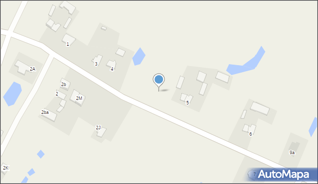 Kozielec, Kozielec, 5a, mapa Kozielec