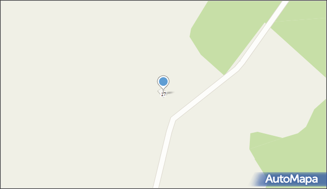 Kozielec, Kozielec, 17, mapa Kozielec