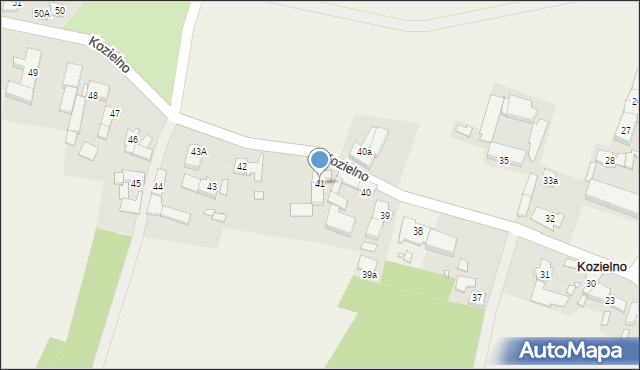 Kozielno, Kozielno, 41, mapa Kozielno