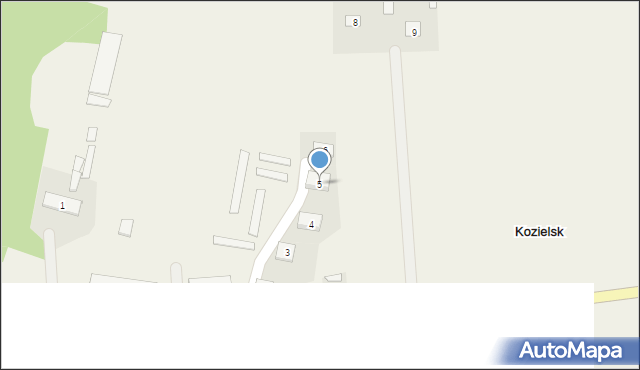 Kozielsk, Kozielsk, 5, mapa Kozielsk