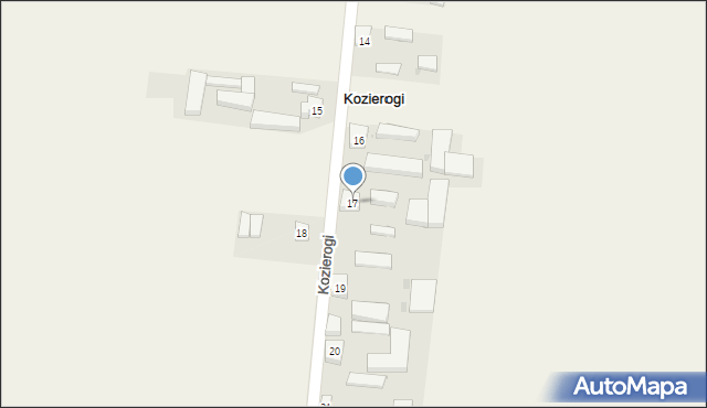 Kozierogi, Kozierogi, 17, mapa Kozierogi