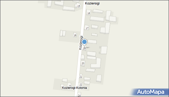 Kozierogi, Kozierogi, 19, mapa Kozierogi