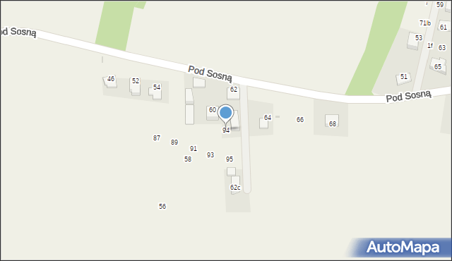 Kozierów, Kozierów, 94, mapa Kozierów