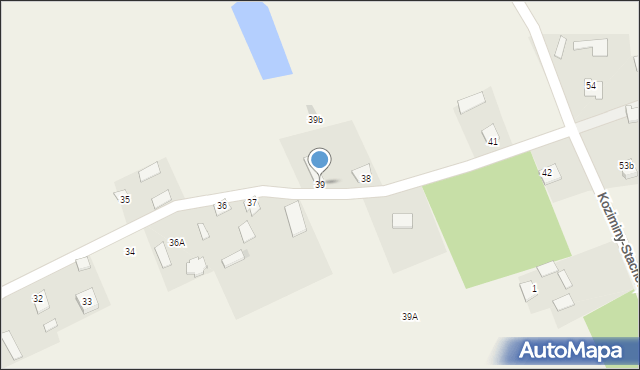 Koziminy-Stachowo, Koziminy-Stachowo, 39, mapa Koziminy-Stachowo