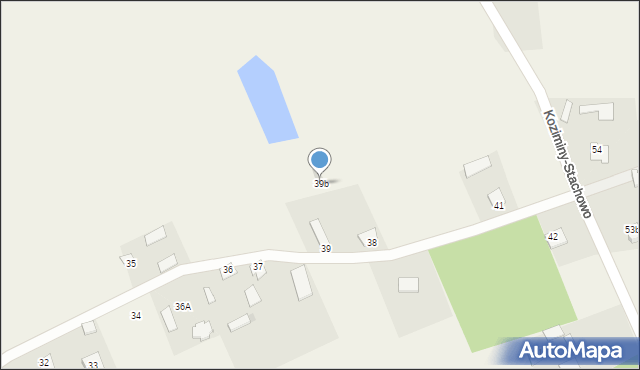 Koziminy-Stachowo, Koziminy-Stachowo, 39b, mapa Koziminy-Stachowo